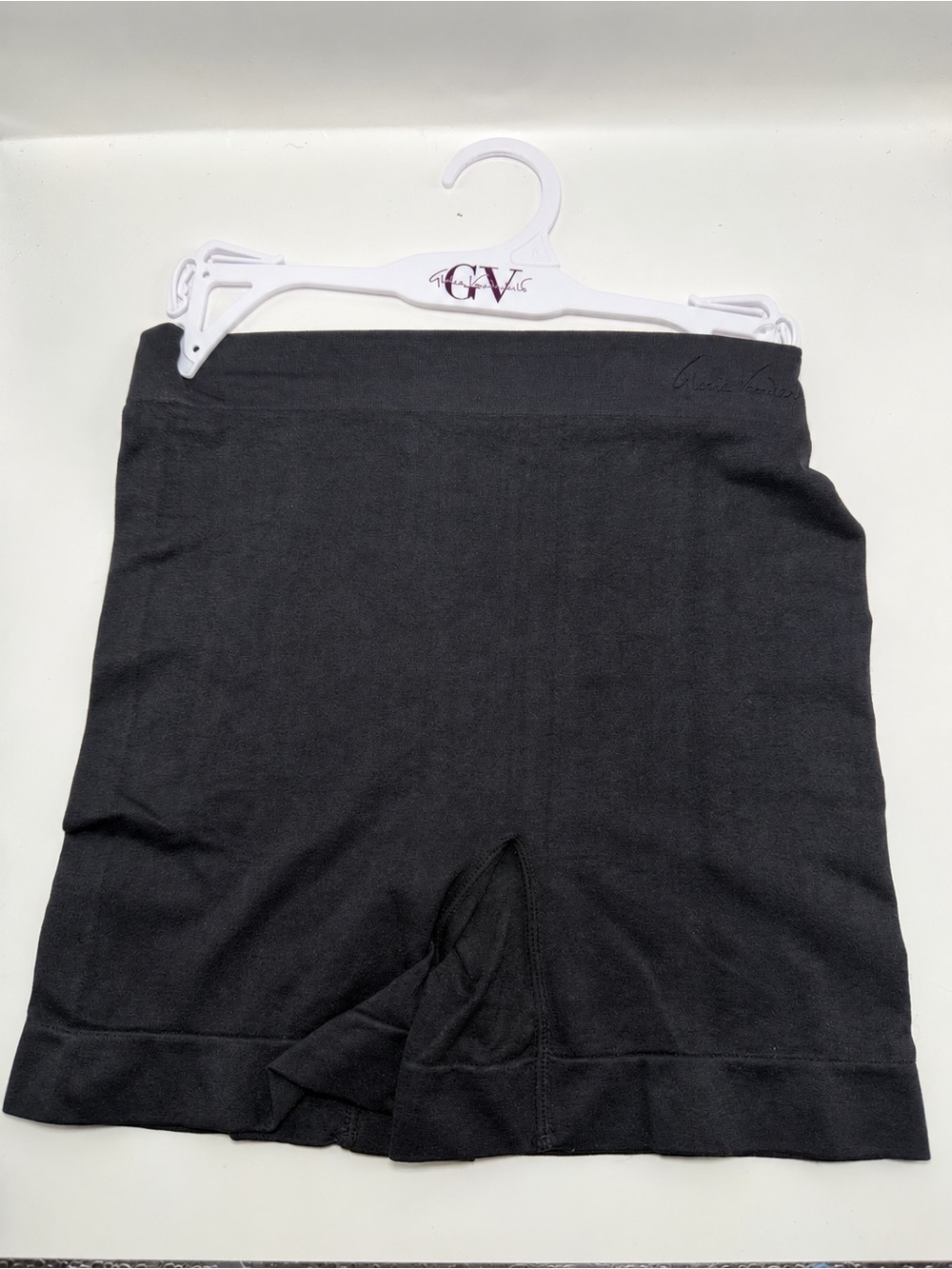 Gloria Vanderbilt High Waist Shapewear Shaping Shorts Black Medium NWOT